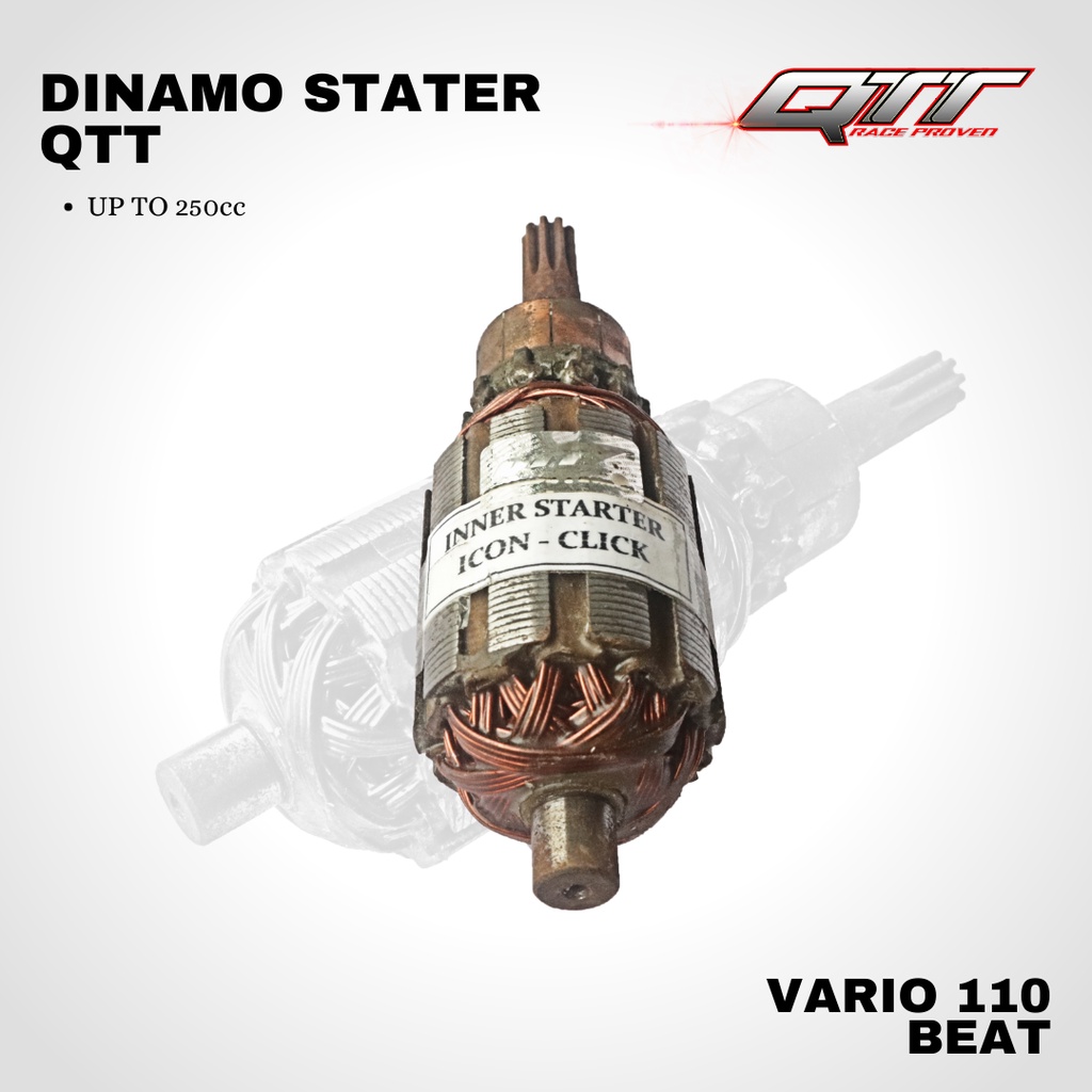 Dinamo stater QTT vario 110 Carburator inner 250cc