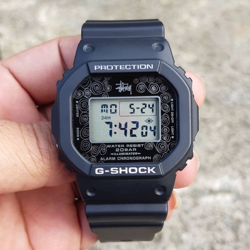 GSHOCK DW5000ST-1JR X STUSSY 25TH