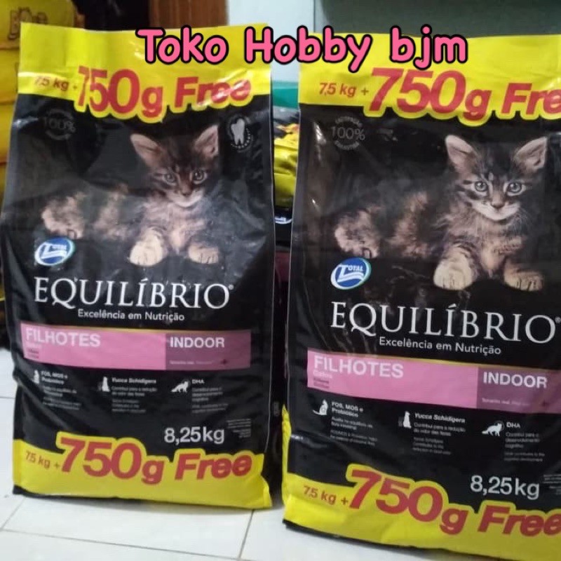 Equilibrio kitten 7.5kg makanan anak kucing cat food premium karungan 7.5 kg pakan kiten equil