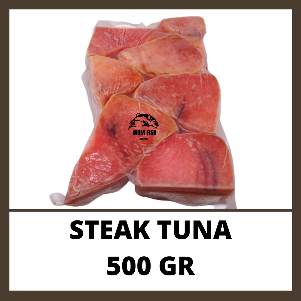 

STEAK TUNA / TUNA FISH FILLET SUSHI GRADE / EXPORT QUALITY / 500 GR