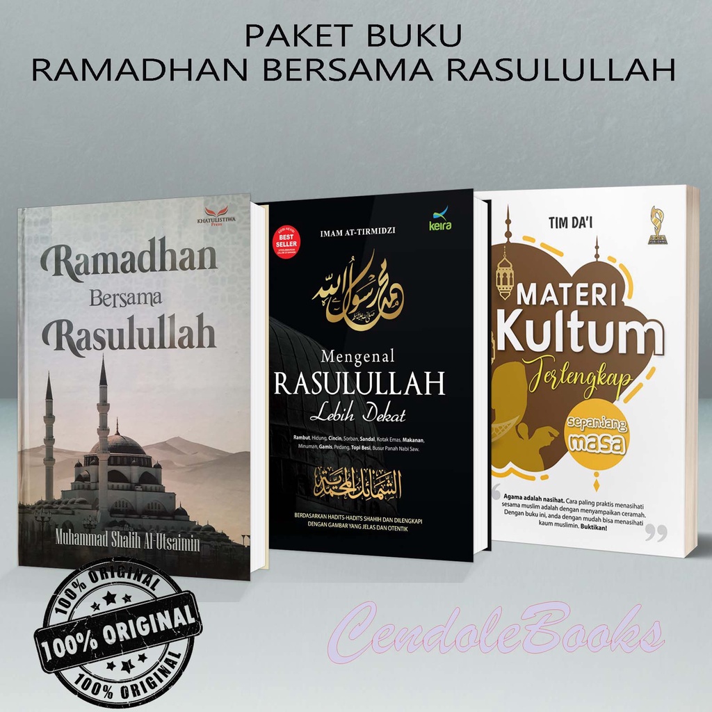 Paket Buku Ramadhan Bersama Rasulullah Isi 3 Buku