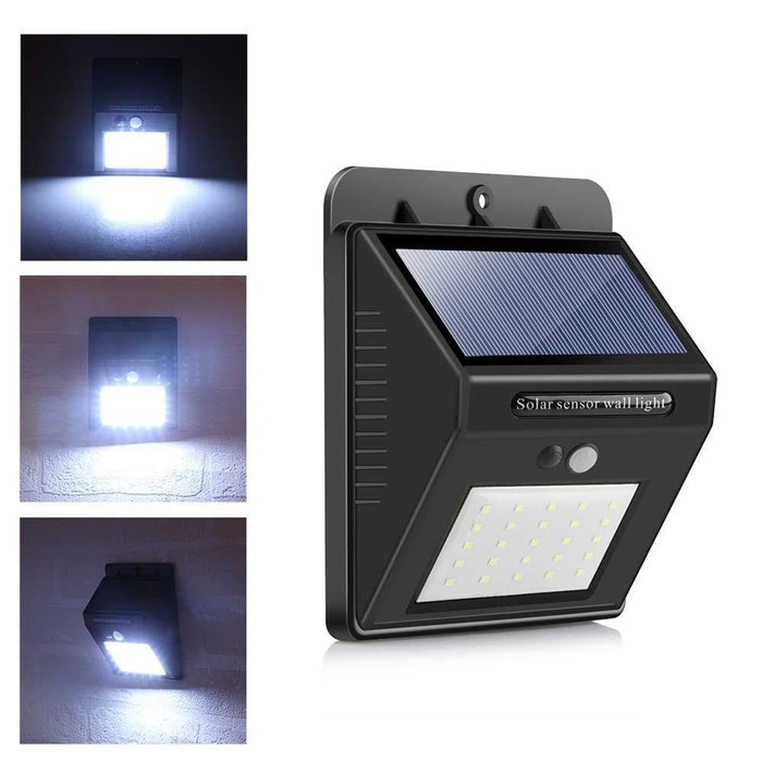 Lampu Solar Motion Sensor Gerak Weatherproof 25 LED 6500K -SN62