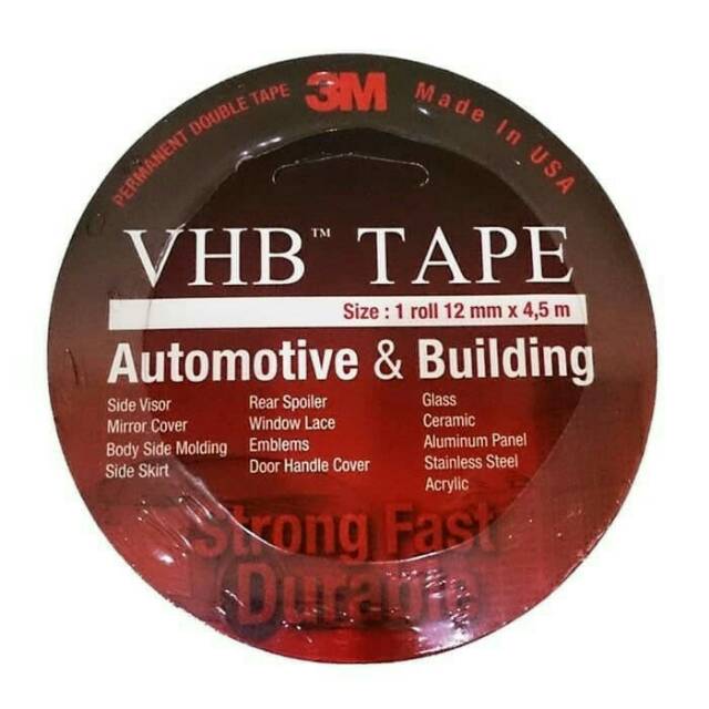

Lem Perekat Double Tape VHB Tape 3M 12mm x 4m