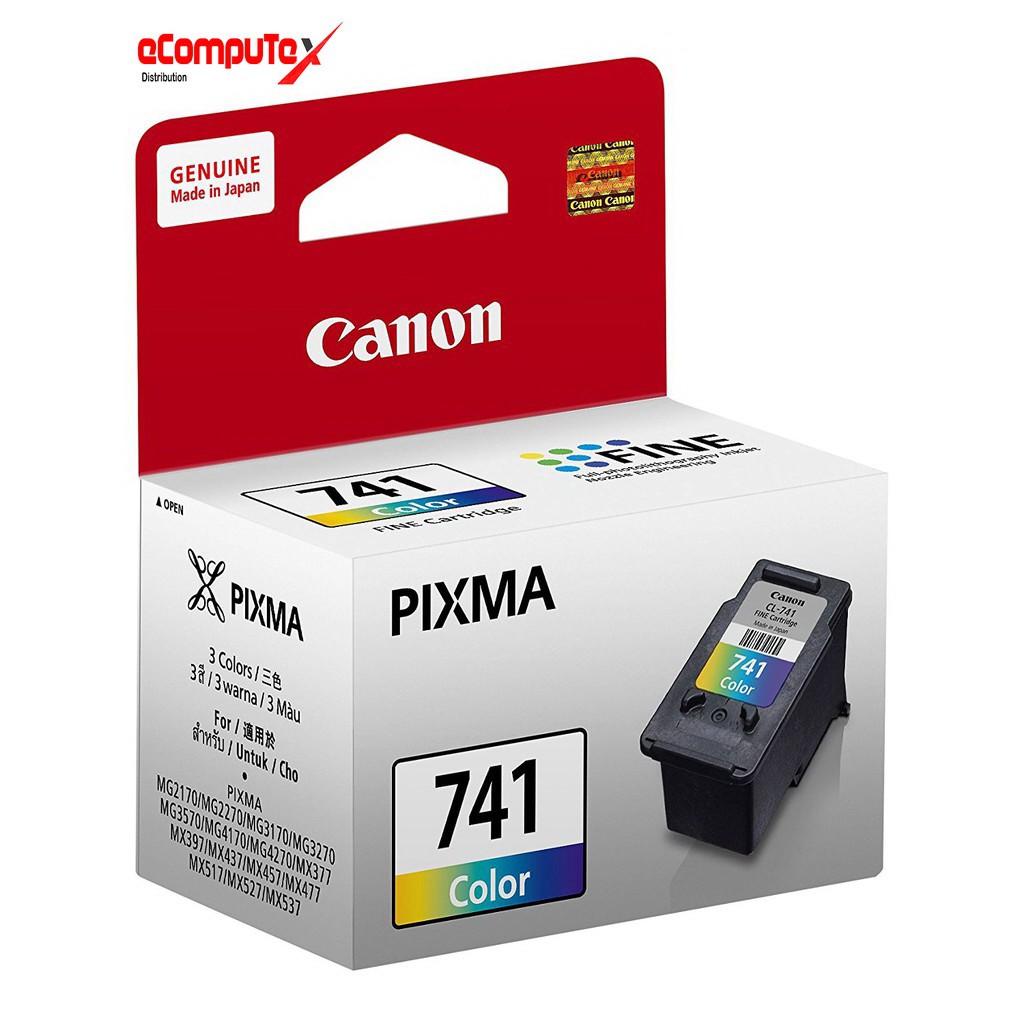 CARTRIDGE CANON CL-741 COLOR / TINTA CATRIDGE CANON CL741 COLOUR - RESMI