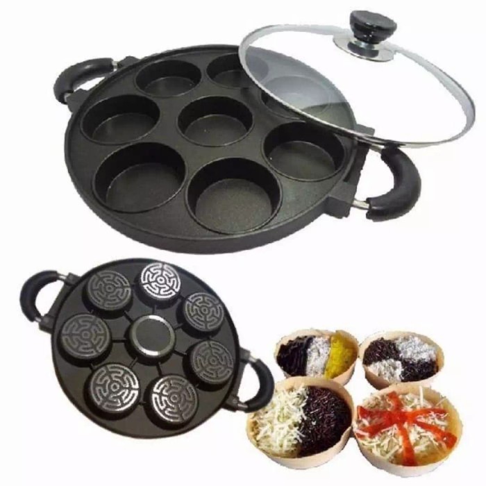 cetakan martabak mini 8 lubang datar suggo