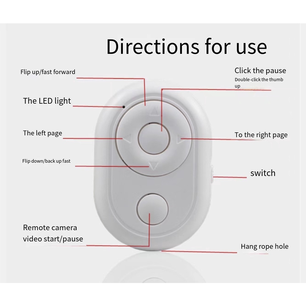 Freedom - REMOTE SCROLL TIKTOK SHUTTER CAMERA BLUETOOTH | REMOTE SELFIE