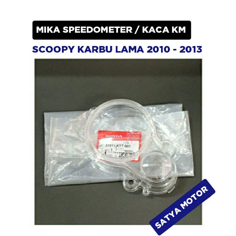 Mika Speedometer Scoopy Karbu Lama 2010 2011 2012 2013 / Spidometer Km Kilometer Kaca / AHM ORIGINAL