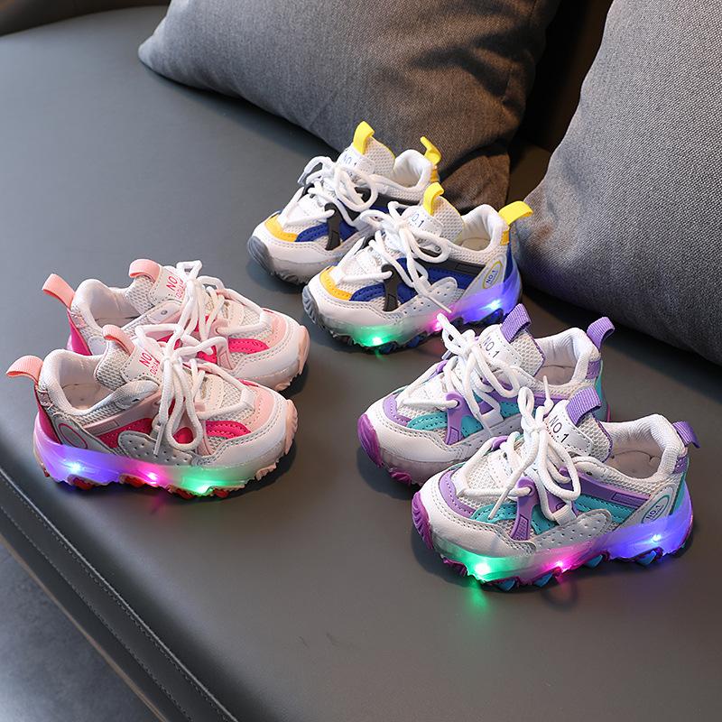 (HZ) SEPATU FASHION LED ANAK UNISEX COWOK-CEWEK HZK18