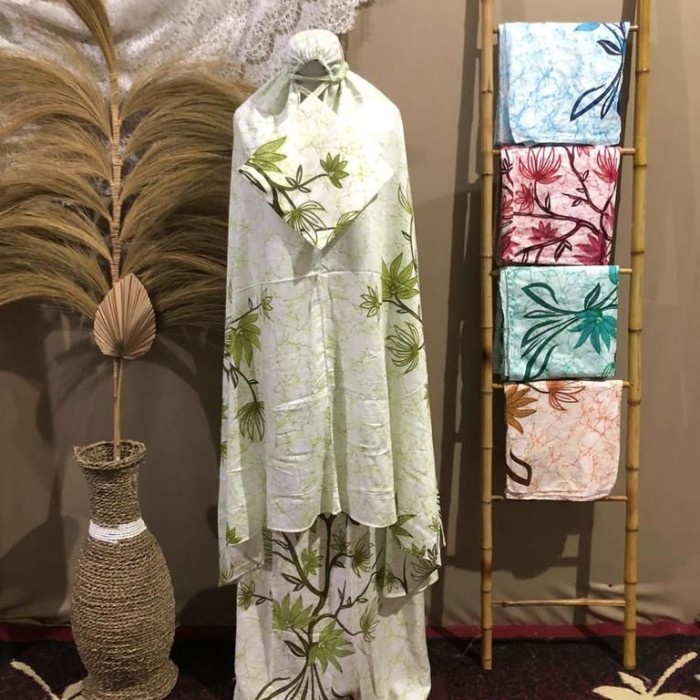 PROMO BISA COD MUKENA DEWASA mukena dewasa rayon murah - bunga random, batik TERBARU RAYON TERMURAH 