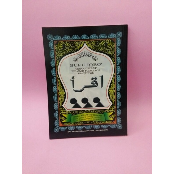 iqro 1 - 6 kertas CD uk a5 & a6