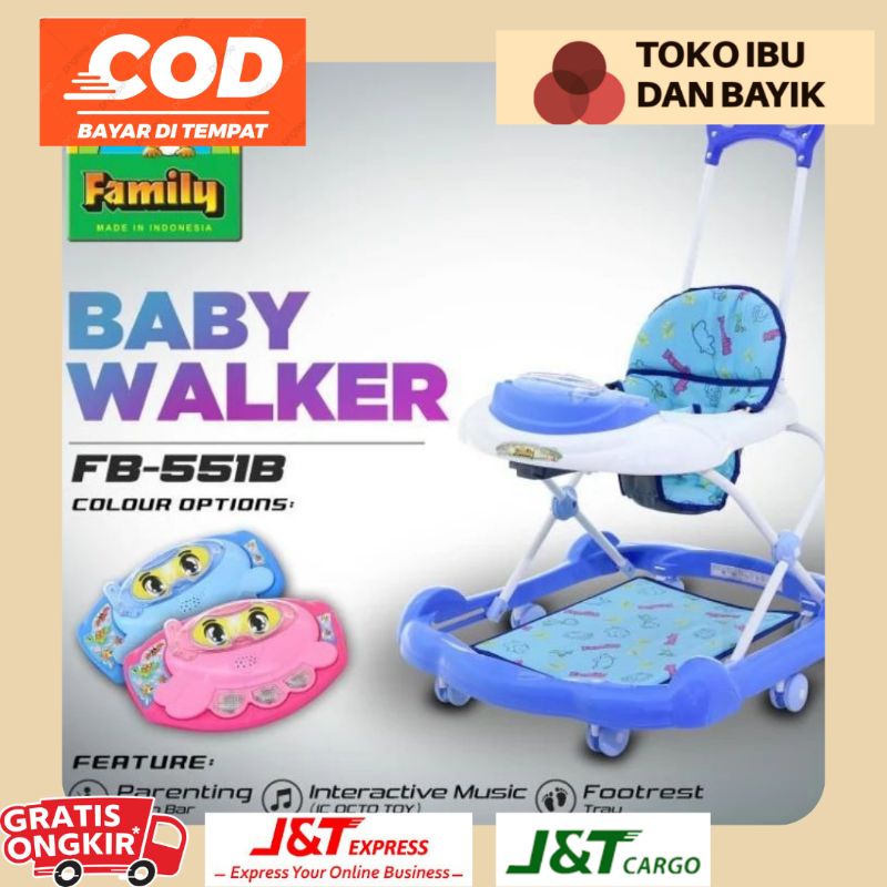 READY STOK BABY WALKER FAMILY FB111/FB32366/FB211Q/FB511B/FB2121