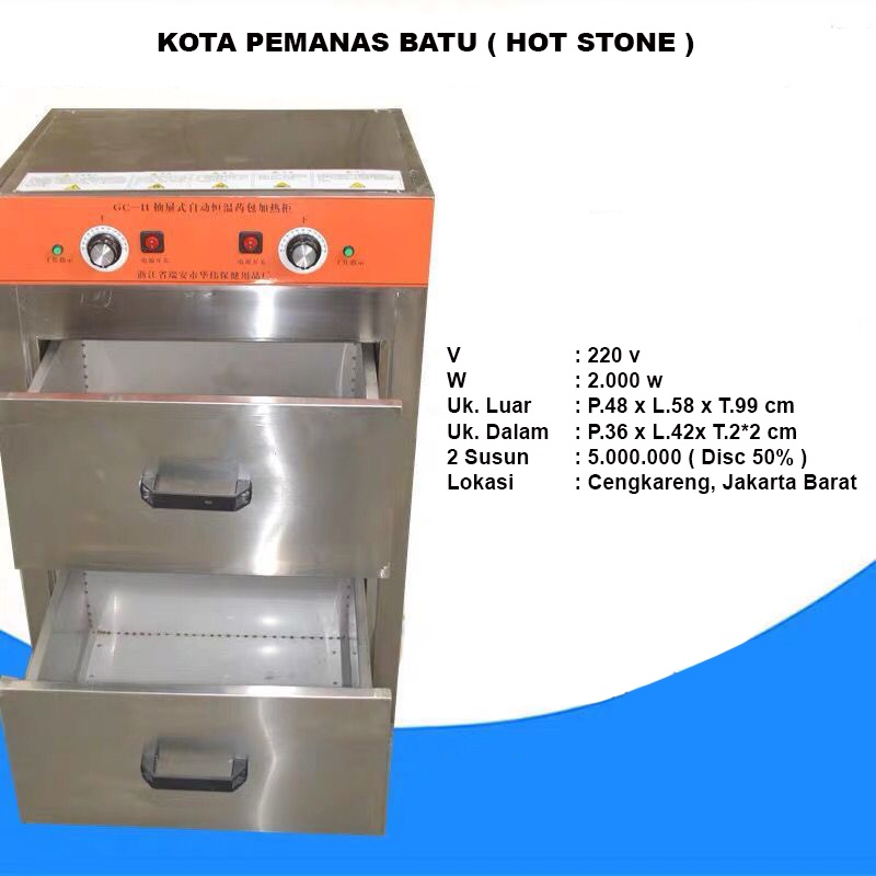 Box Pemanas Batu ( Hot Stone )