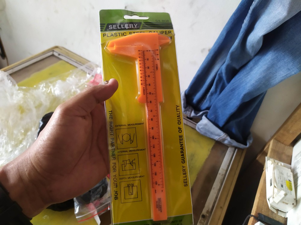 Plastic Steel Caliper 6 / Jangka Sorong Plastik Sellery