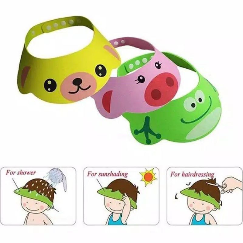 Topi Keramas Animal - Topi Keramas Bayi