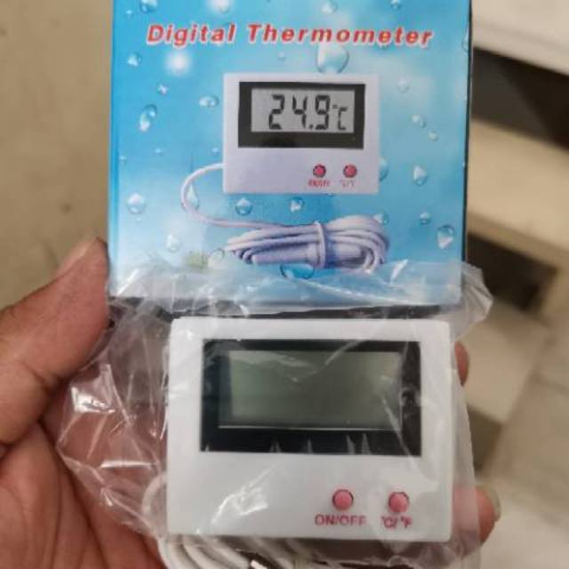 Ht-5 Termometer Digital Elektronik Akurasi Tinggi Tahan Air Akuarium
