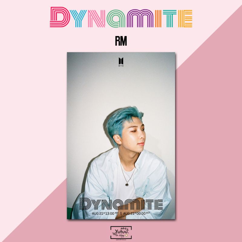 BANGTAN PHOTO CARD (PC)  DYNAMITE VER - 1 (SET DAN SATUAN) unofficial