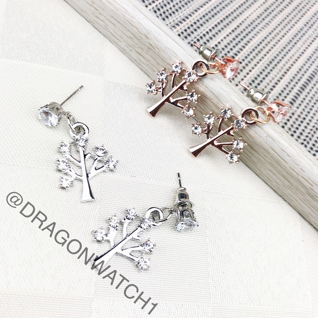 [Fashion Wanita] Anting tusuk wanita Shiny kristal gaya korea seri subang fashion kualitas import