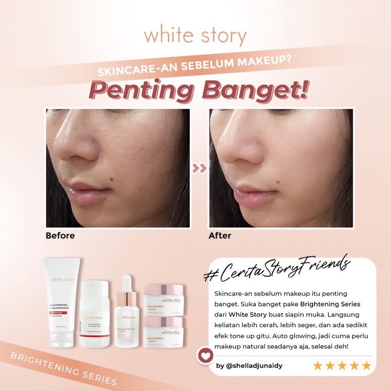 WHITE STORY SKINCARE BRIGHTENING ACNE HYDRATING PEELING EYE CREAM UNDERARM CREAM