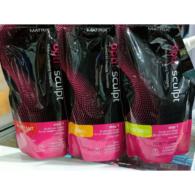 Matrix Opti Sclupt 500ml obat smoothing rambut
