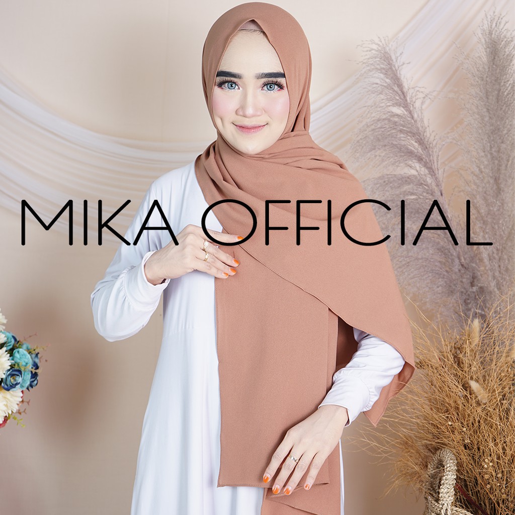 PASHMINA DIAMOND ||  PASHMIN NON TALI/TANPA TALI  POLOS DIAMOND PREMIUM QUALITY-MILO