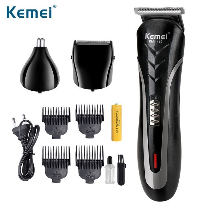 COD kemei hair clipper km-1419 cukuran rambut,kumis,jenggot,bulu hidung CUKURAN KEMEI km 1419