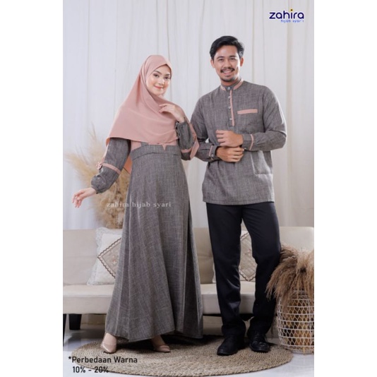 set family diana by zahira hijab syari || couple syari