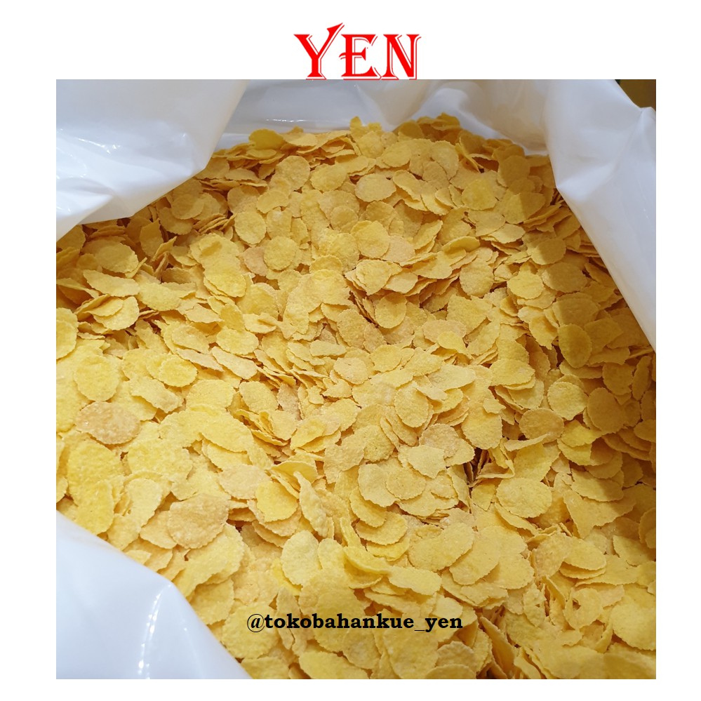 

Cornflake Kiloan / Corn Flake Kiloan Premium Quality / Emping Jagung Tipis Renyah [Repack 250gr]