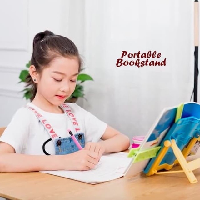 Bookstand portable alat sandaran buku ipad tab penahan buku ok  good quality