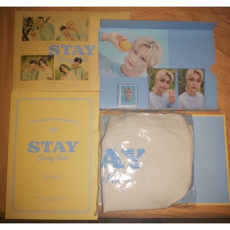FANKIT 2nd GEN MEMBERSHIP STRAY KIDS PHOTOBOOK PHOTO UNIT MINI ECO BAG MEMBERSET FELIX