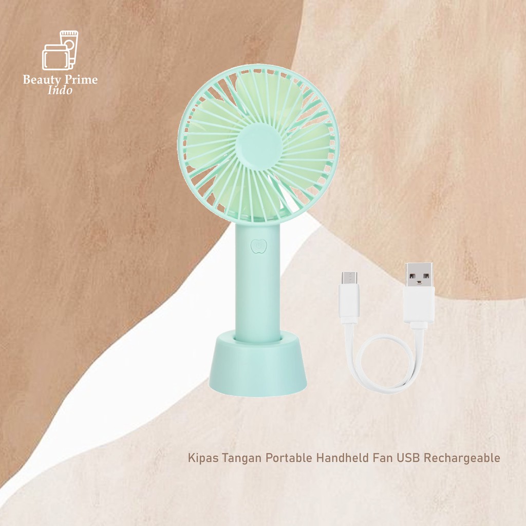 Kipas Tangan Portable Handheld Fan Usb Rechargeable Shopee Indonesia