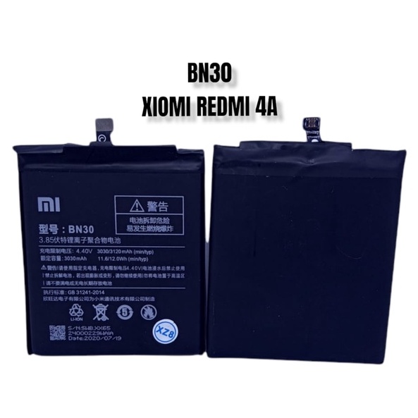 BATERAI XIAOMI BN30 / REDMI 4A /  BN 30