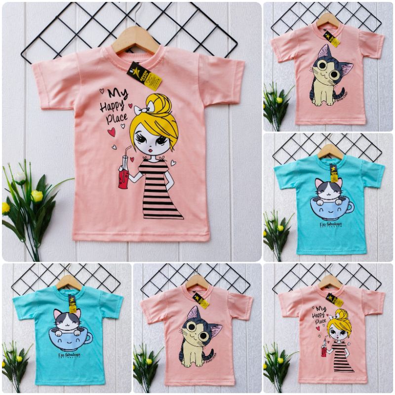 Kaos distro Anak perempuan