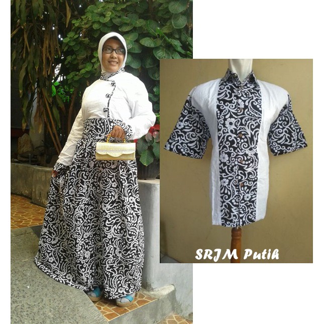 Couple Batik Jumbo Xxl Xxxl 4l Sarimbit Gamis Pesta Baju Pasangan Seragam Srjm