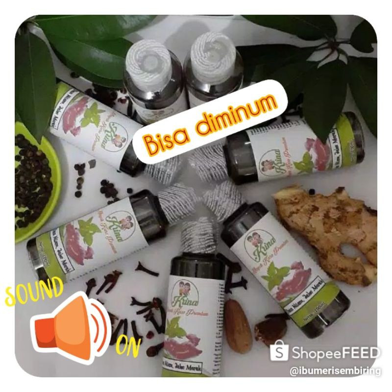 

Minyak Krina 100 ml / Minyak Karo Premium Daun Nilam Jahe Merah// Minyak Urut Karo /