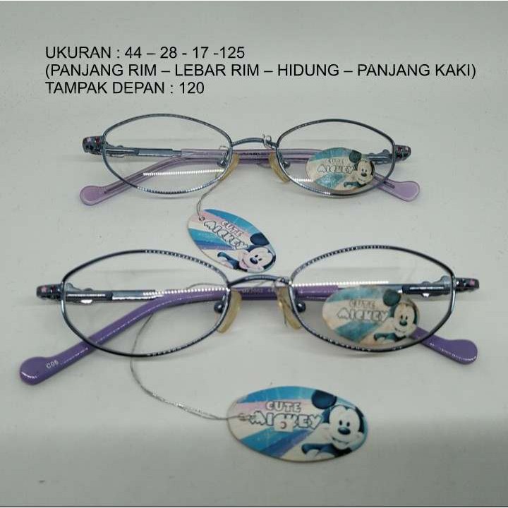 FRAME KACAMATA ANAK DISNEY ORIGINAL 2002 PROMO SALE