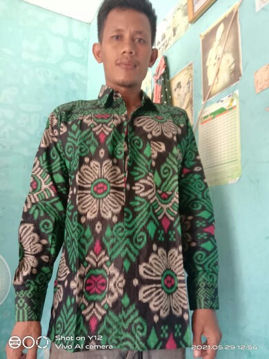 Baju Batik Pria Abadi Batik Kemeja Batik Pria Lengan Pendek Terviral Di Shopee