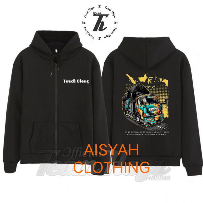 Jual Jaket Hoodie Zipper Truck Oleng Terbaru Keren Sweater Truck