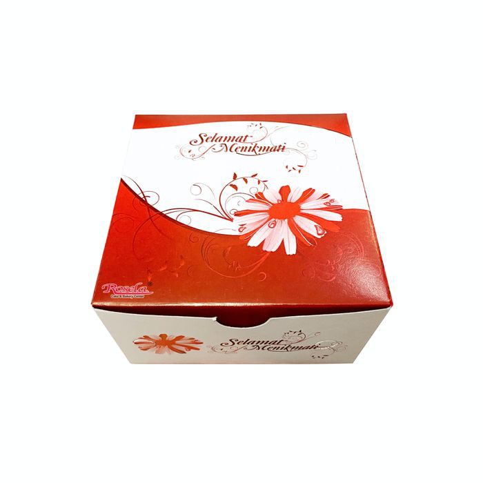 

Box Kue Karton / Kotak Snack Mawar / Box Roti 12 x 12 Cm