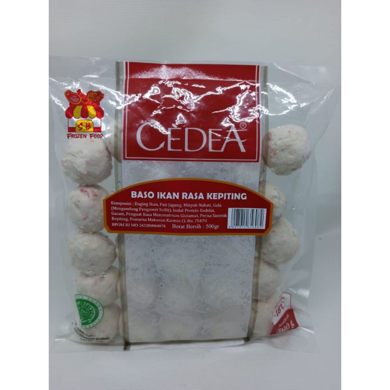 

Cedea Bakso Ikan Besar Tr 45 1KG