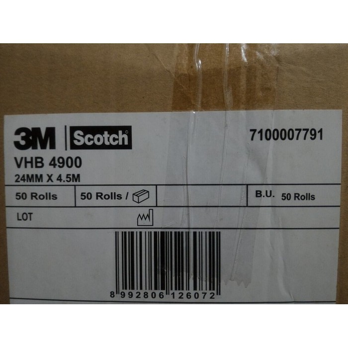 

Double Tape 3M Vhb 24Mm X 4,5 M Original / Double Foam Tape