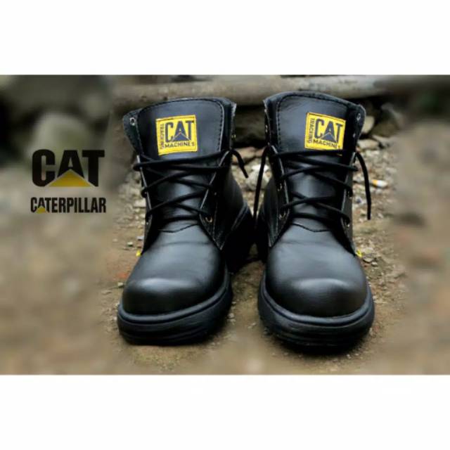 SEPATU SAFETY UJUNG BESI CAT PDL PDH TNI POLRI PROYEK LAPANGAN