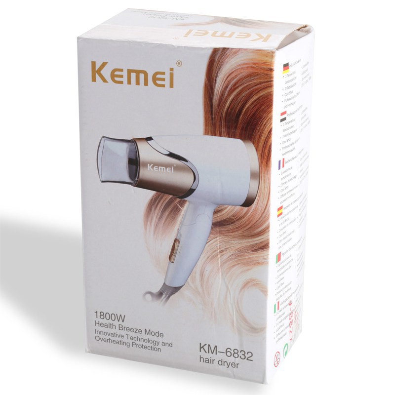 SHINE STAR - Kemei Km-6832 Professional Hair Dryer Pengering Rambut Kemei