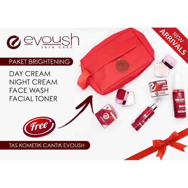 Evoush Paket Brightening (Free Tas Makeup)