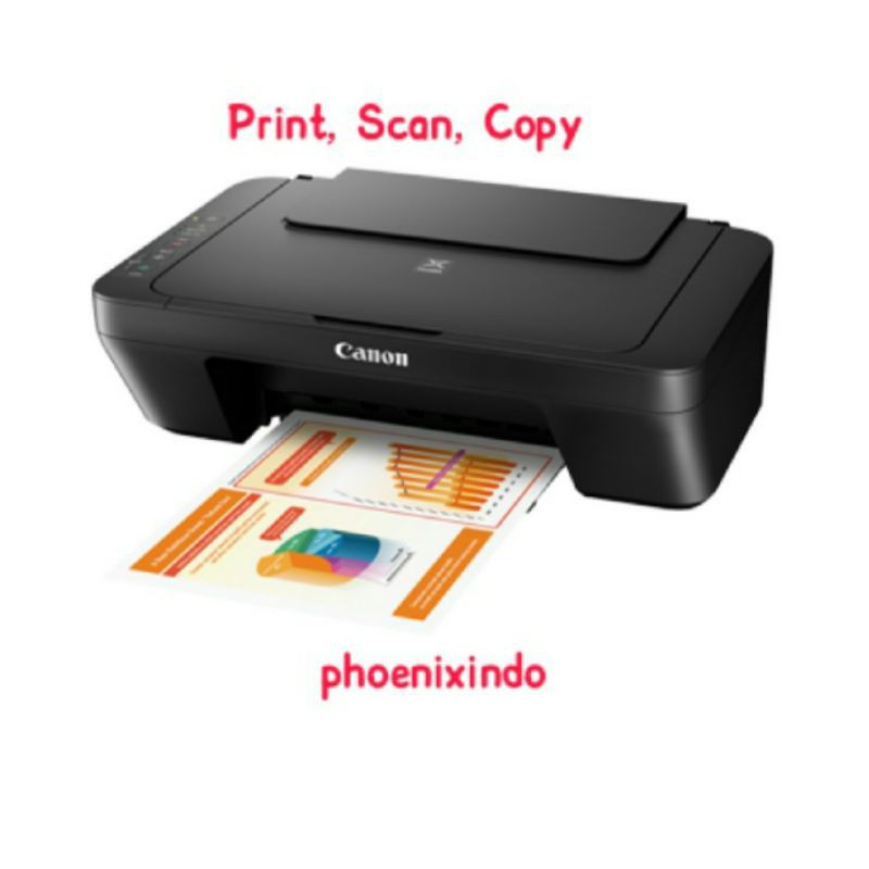 Canon Pixma MG2570S MG 2570S (print, scan, copy) Baru 100% + TINTA