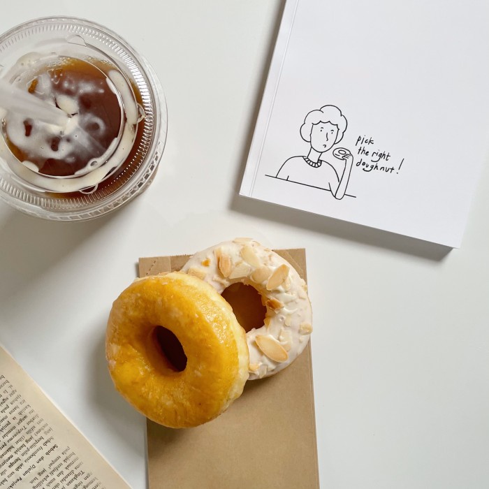 

[RESTOCK] The Basic Notebook Vol. 1 (A5, Plain) - Doughnut, No Book Cover