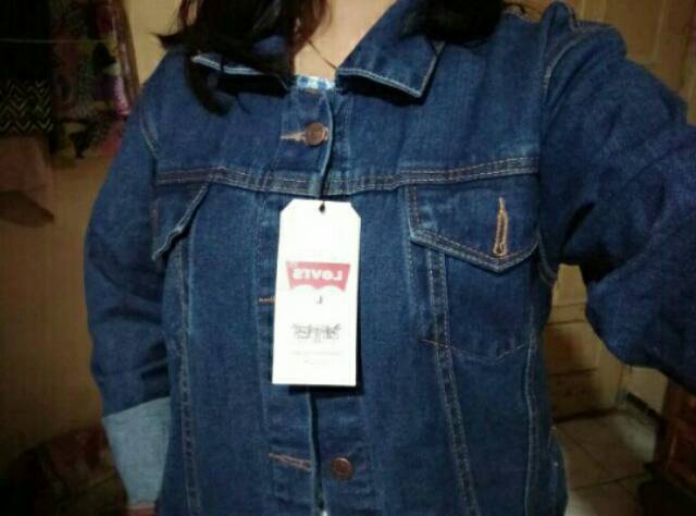 Jaket Jeans DISKON Oversized Biowash