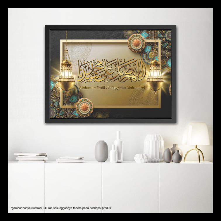 Best Deal Lukisan Hiasan Dinding Sholawat Nabi Poster Islami Solawat Shopee Indonesia
