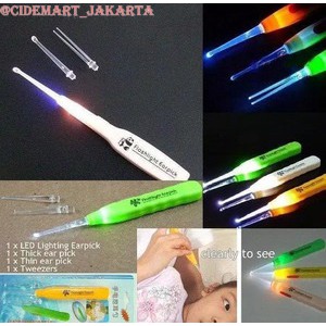 [ORIGINAL] KOREK KUPING / PEMBERSIH TELINGA SERBAGUNA WITH LED LIGHT