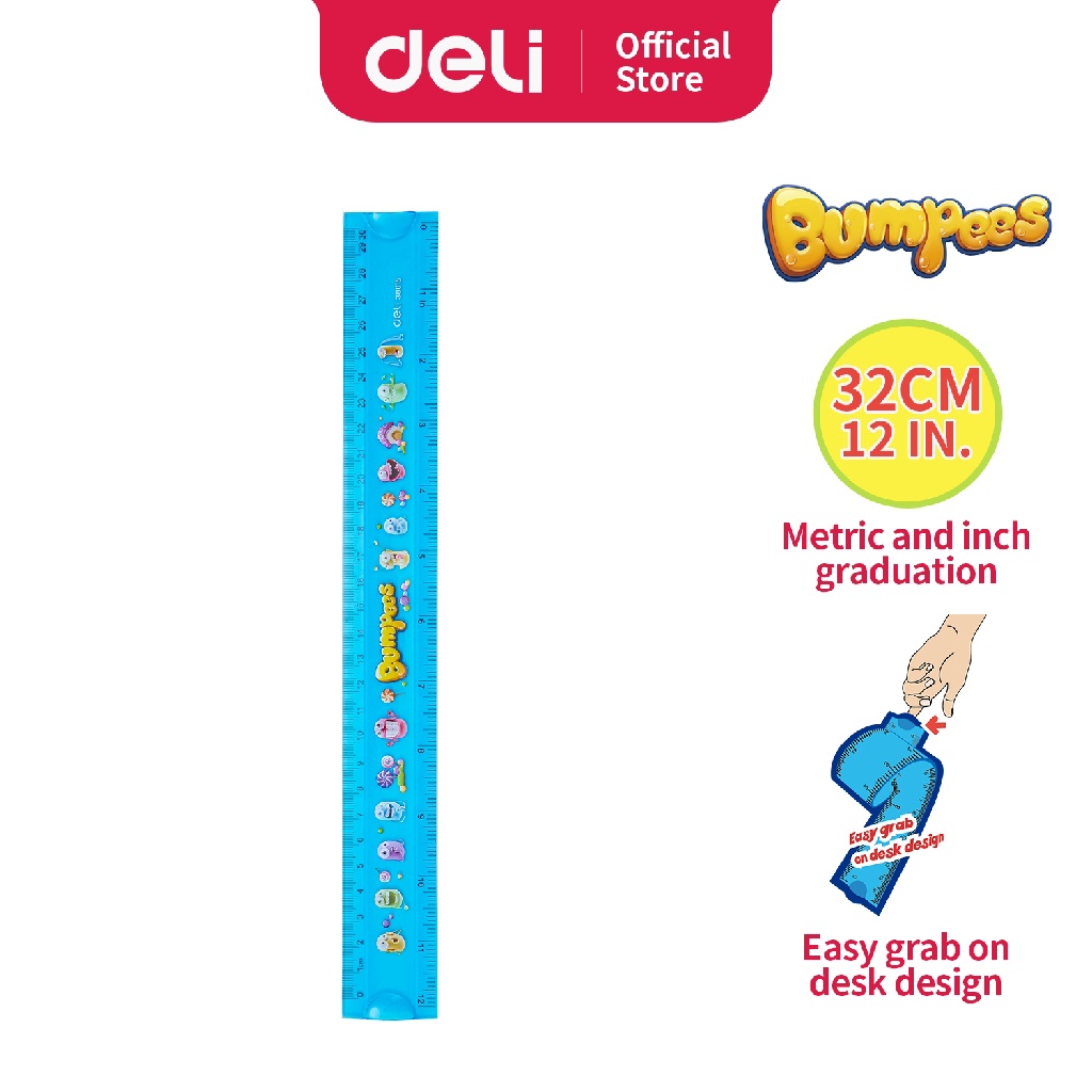 

DELI STUDENT RULER FLEXIBLE 30CM E38015