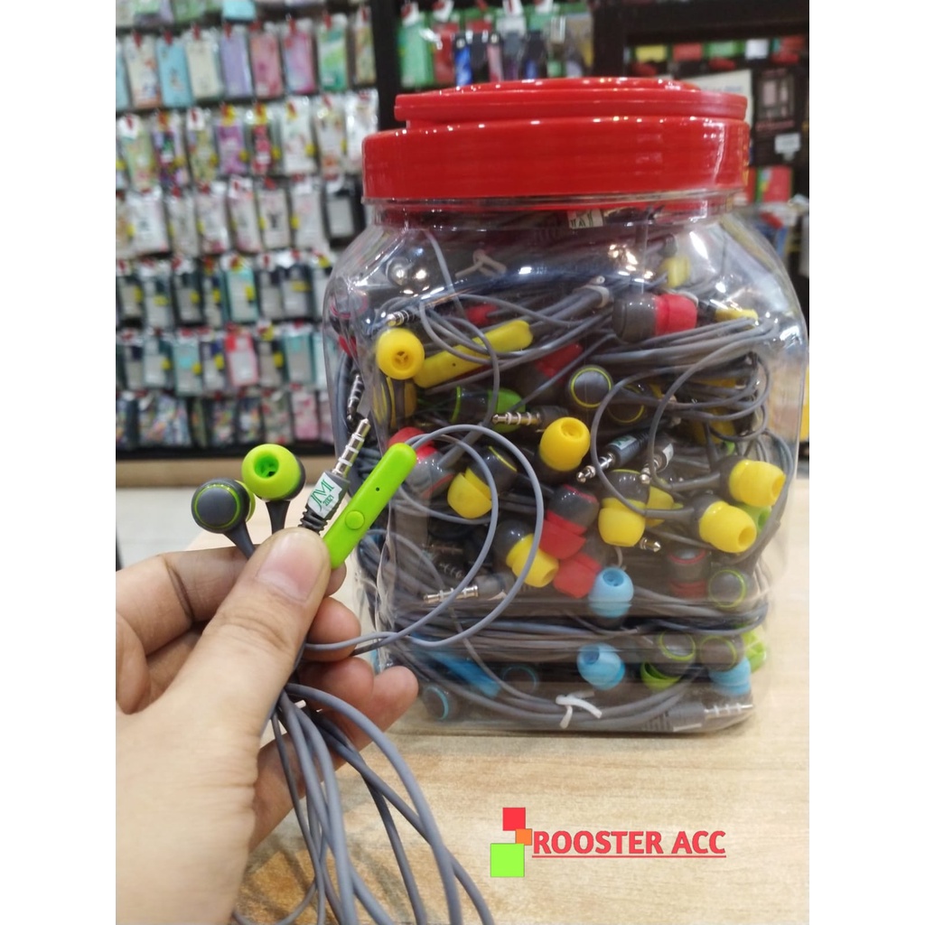 PHF/HEADSET TOPLES WARNA WARNI